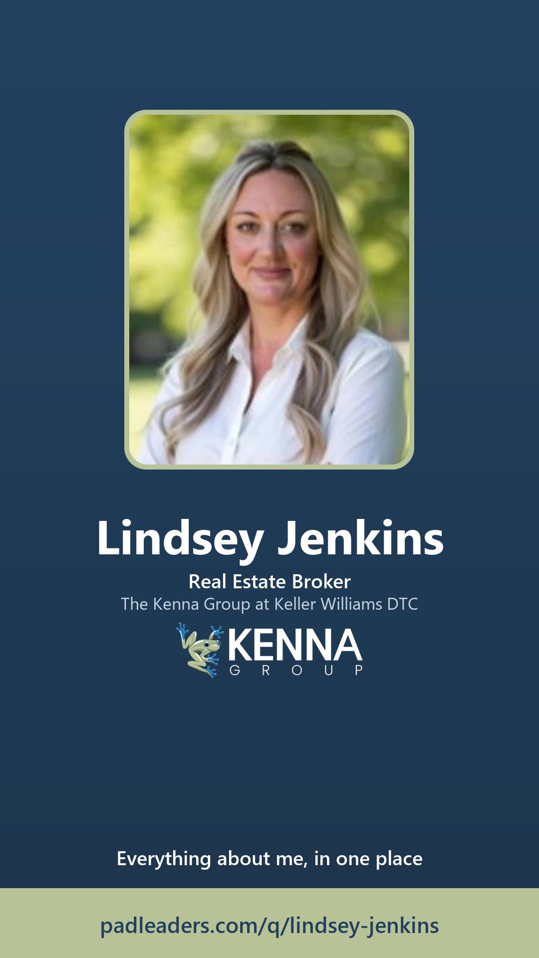 Story-size share graphic for Lindsey Jenkins