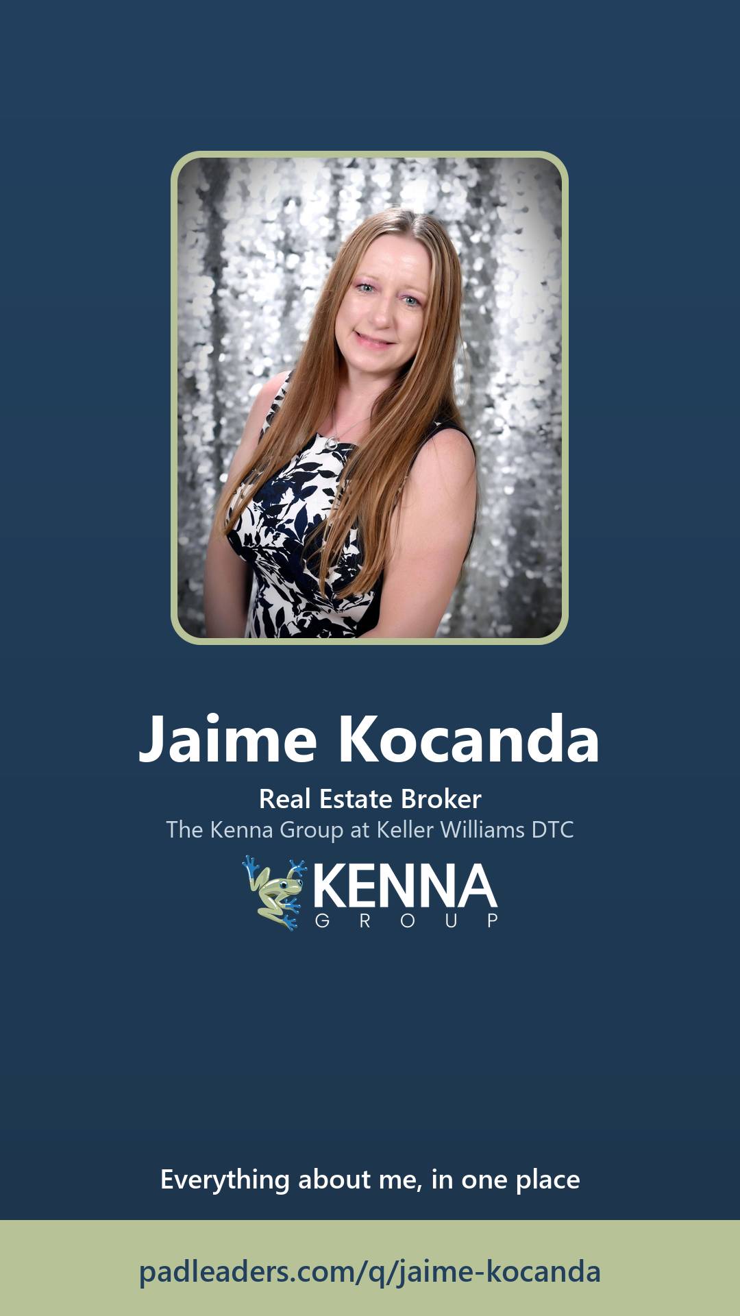Story-size share graphic for Jaime Kocanda