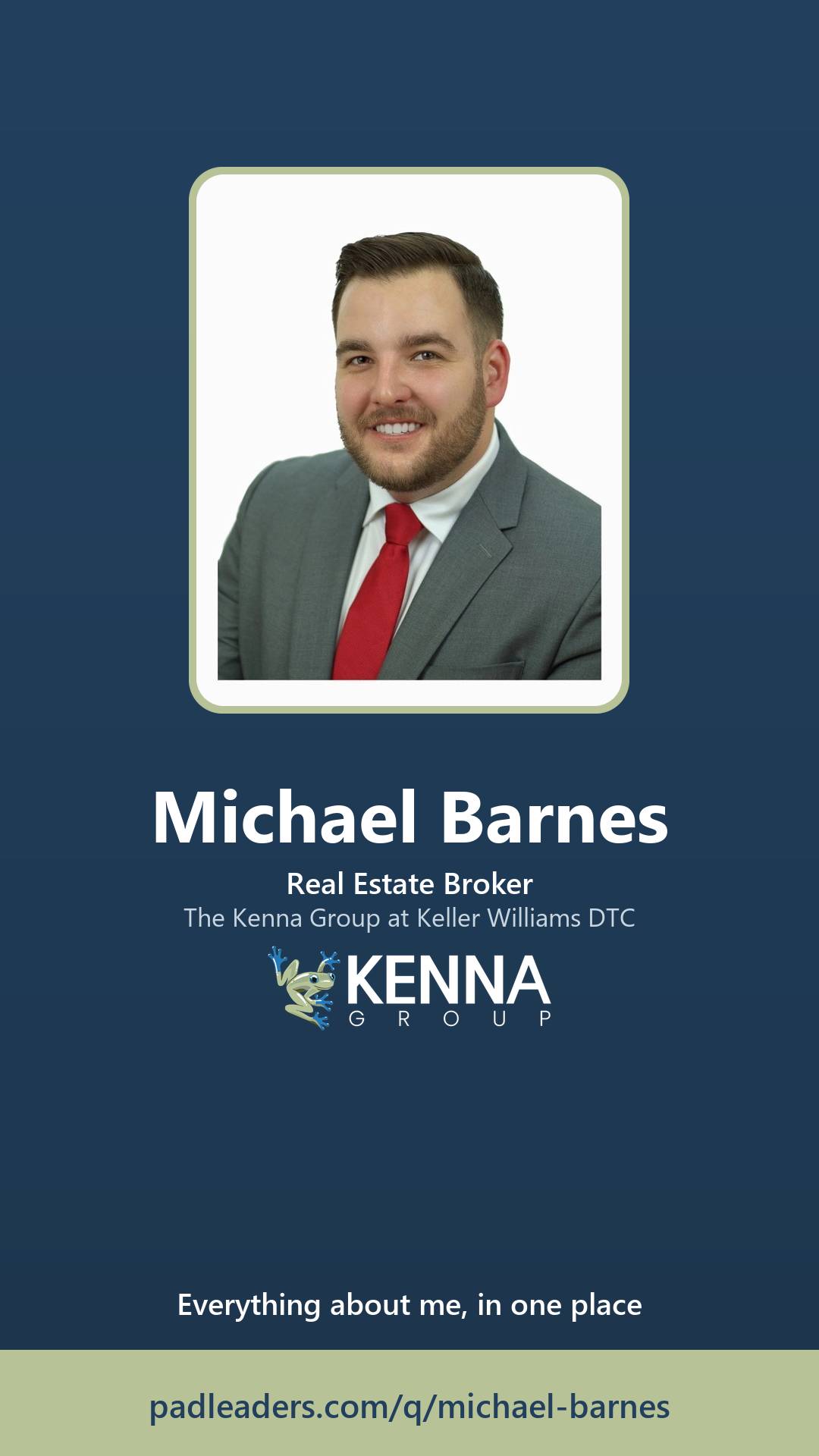 Story-size share graphic for Michael Barnes