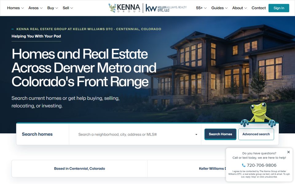 kennarealestate.com home page